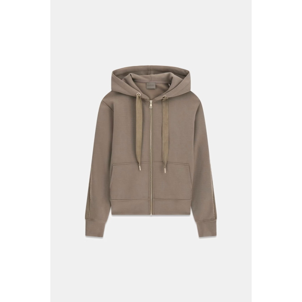 Felpa da donna GUESS W6YQ16 K4354 New Hooded Scuba