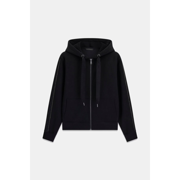 Felpa da donna GUESS W6YQ16 K4354 New Hooded Scuba