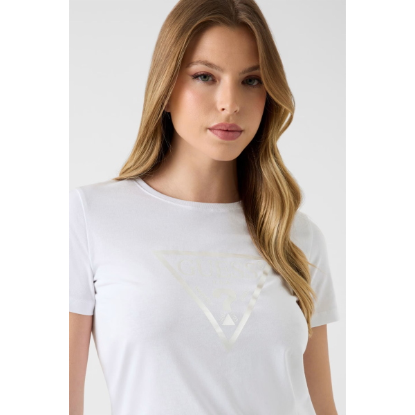 T-Shirt da donna GUESS W6YI14 K3855 Triangle