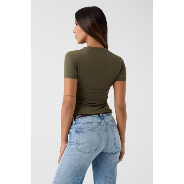 T-Shirt da donna GUESS W6YI12 K3751 Mini Logo