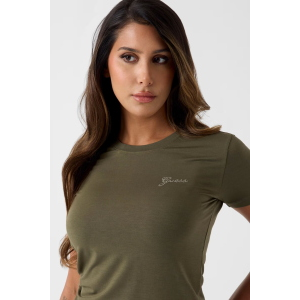 T-Shirt da donna GUESS W6YI12 K3751 Mini Logo