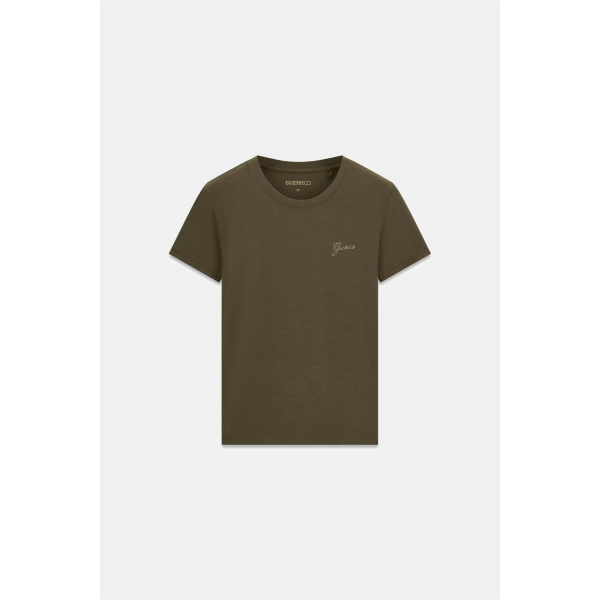 T-Shirt da donna GUESS W6YI12 K3751 Mini Logo