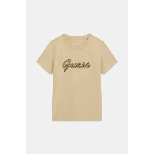 T-Shirt da donna GUESS W6YI29 K4348 Beads Script