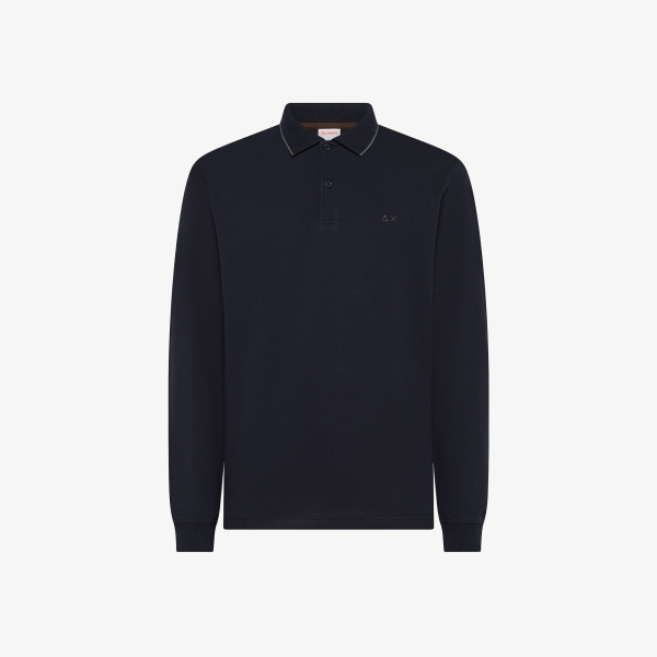 Polo da uomo SUN68 A46103 maniche lunghe