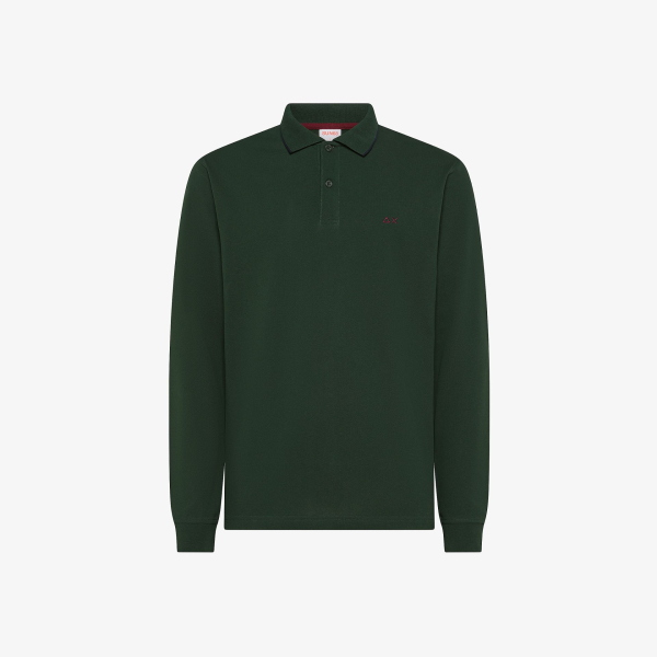 Polo da uomo SUN68 A46103 maniche lunghe