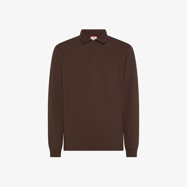 Polo da uomo SUN68 A46103 maniche lunghe