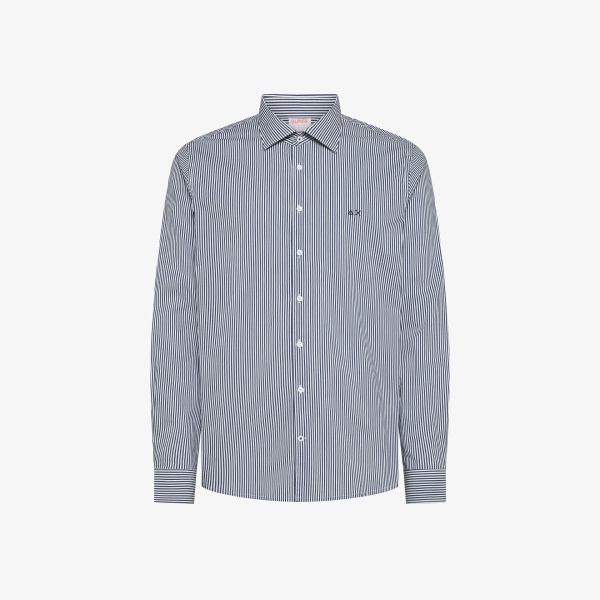 Camicia da uomo SUN68 S46102 bacchettata