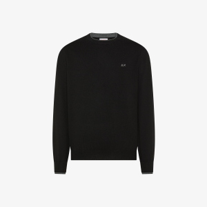 Pullover da uomo SUN68 K46159 doppio bordino