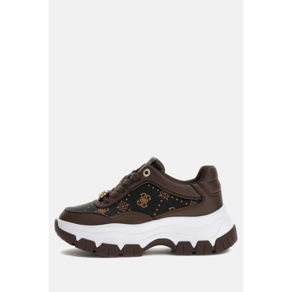 Sneakers da donna GUESS FLFBRT PEL12 BROWN