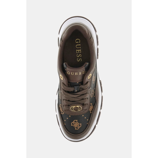 Sneakers da donna GUESS FLFBRT PEL12 BROWN