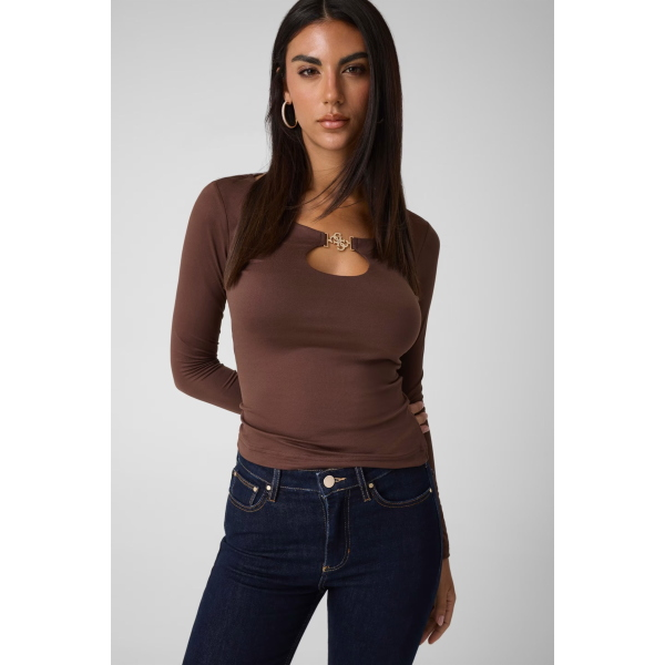 T-Shirt da donna GUESS W6BP27 K6288 Camryn