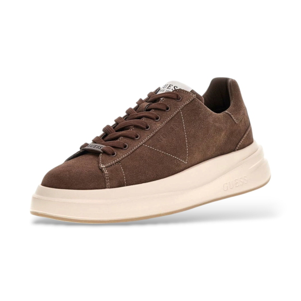 Sneakers da uomo GUESS FMFLBA SUE12 BROWN