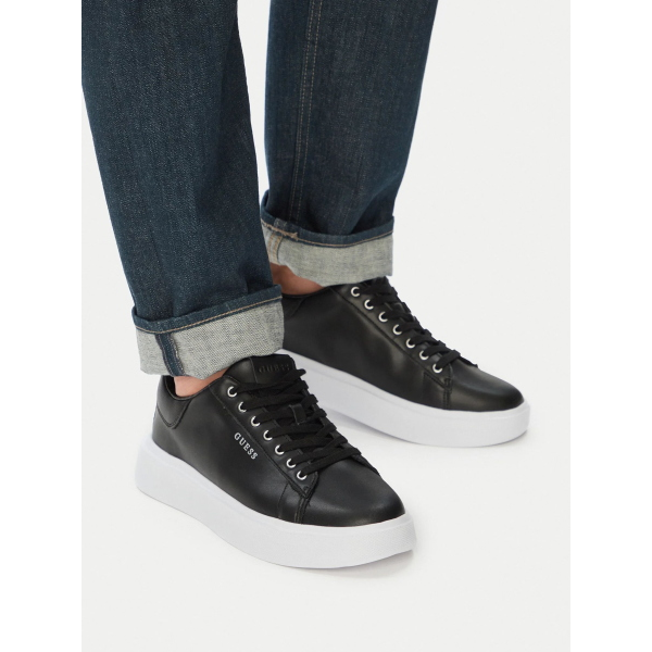 Sneakers da uomo GUESS FMJAVI LEA12 BLACK