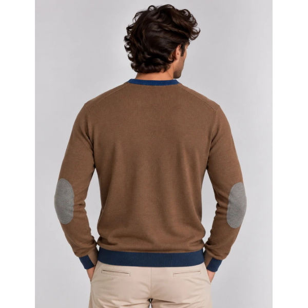 Pullover da uomo FRED MELLO 15MG con toppe