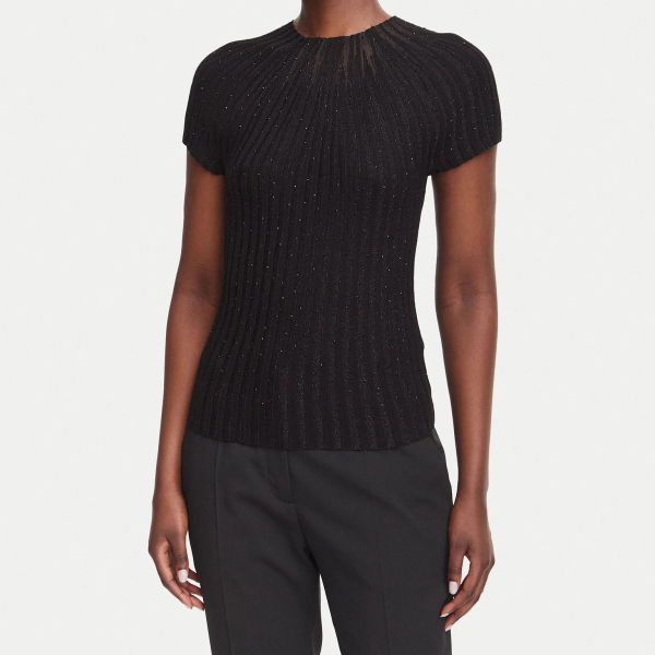 Top da donna GUESS W6YR31 Z1023 Sheer Yoke