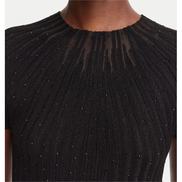 Top da donna GUESS W6YR31 Z1023 Sheer Yoke