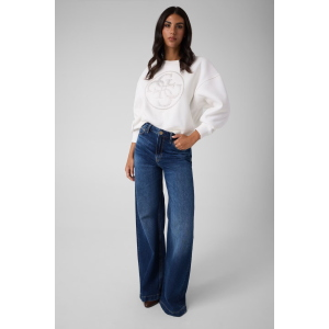 Felpa da donna GUESS W6BQ13 K6059 4G Logo