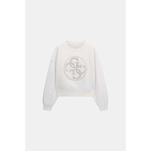Felpa da donna GUESS W6BQ13 K6059 4G Logo