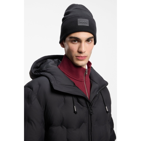 Berretto in maglia da uomo HUGO Xevon_B