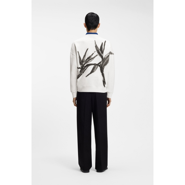 Felpa da uomo HUGO Darislong 102 oversize