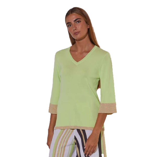 Maglia da donna WNT COLLECTION W124046 47 bordi lurex
