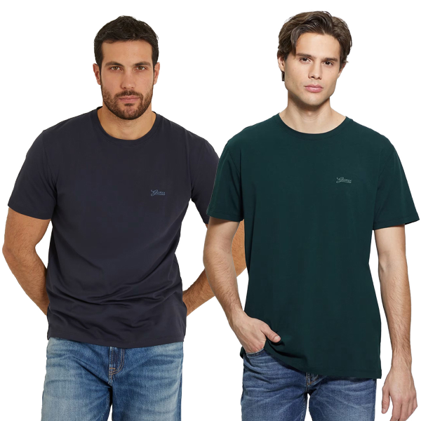 T-Shirt da uomo GUESS M4GI70 KC9X0 Basic Pima
