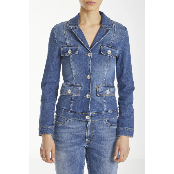 Giacca di jeans da donna TAKE TWO DKE7113