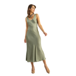 Abito lungo da donna LOLITA LO25046 raso