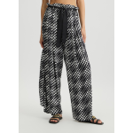Pantalone da donna LIU JO VA5107 TS963 M9169 stampa pois/logo
