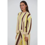 Cardigan da donna WNT COLLECTION W125057 righe lurex