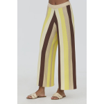 Pantalone in maglia da donna WNT COLLECTION W125056 righe lurex