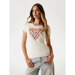 T-Shirt da donna GUESS W5YI08 J1314 G1F7 Triangle Flowers
