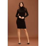 Abito da donna TAKE TWO DT00174 dolcevita maniche trasparenti