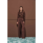 Camicia da donna OPERA' FASHION 41001 a body in tulle con paillettes