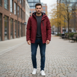 Parka corto da uomo MARKUP MK24006 tessuto tecnico