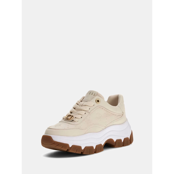 Sneakers da donna GUESS FLFBRT PEL12 CREAM Berrett2