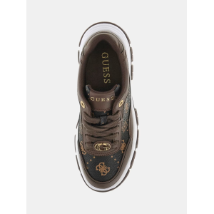Sneakers da donna GUESS FLFBRT PEL12 BROWN Berrett2