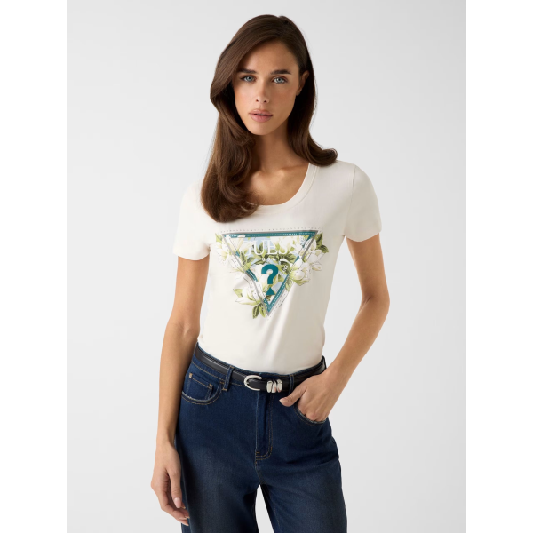 T-Shirt da donna GUESS W6RI35 J1314 Camelia