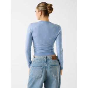 Pullover da donna GUESS W6RR66 Z3JD2 Rhinestones