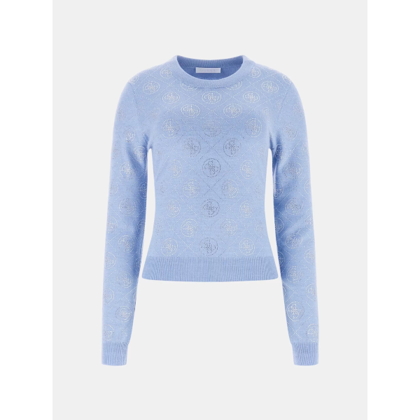 Pullover da donna GUESS W6RR66 Z3JD2 Rhinestones