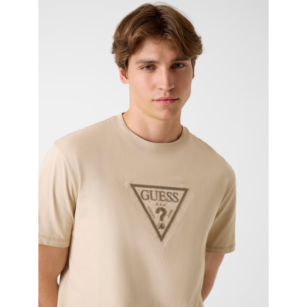 T-Shirt da uomo GUESS M6RI23 K8FQ4 Terry