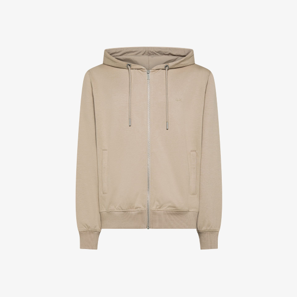 Felpa da uomo SUN68 F36133 con cappuccio e zip