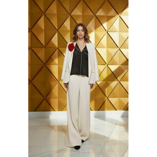 Pantalone da donna OPERA' CHIC 51418 cady fluid