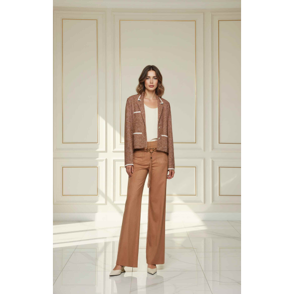 Pantalone da donna OPERA' CHIC 51449 in ecosuede