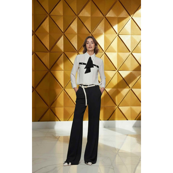 Camicia da donna OPERA' CHIC 41119 plissè