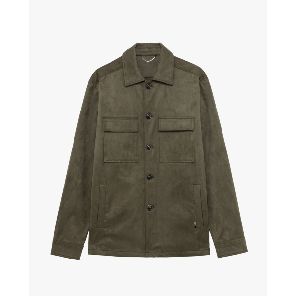 Overshirt da uomo GIANNI LUPO GL9827 in ecocamoscio