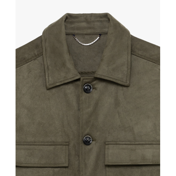 Overshirt da uomo GIANNI LUPO GL9827 in ecocamoscio