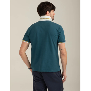 Polo da uomo FRED MELLO 07QU con righe a contrasto