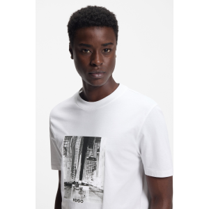 T-Shirt da uomo HUGO Deyss stampa city