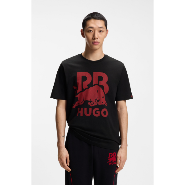 T-Shirt da uomo HUGO Dlix_RB 001 stampa Red Bull